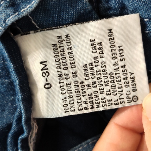 Vintage Pirate Mickey Overalls Disney - Picture 5 of 5